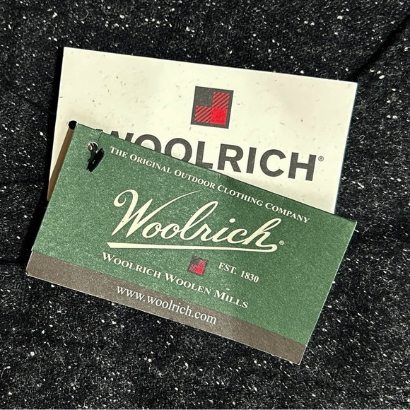 WOOLRICH Woodlyn Mini Skirt sz 16 Onyx Gray Wool Blend Pockets Fall Winter 5063 - Picture 6 of 11